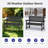 56.3'' All Weather HIPS Outdoor Bench 2-Seat Garden Benches Patio Porch Bench With 2 Cup Holders-1816225272