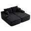 Canapé modulaire en L (noir)-1382534386