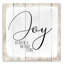Reproduction d’art textuel sur toile tendue « Joy » par Olivia-161545544