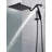 10 Inches Rain Shower Head, 3-Way Diverter With Pause Setting,Adjustable Extension Arm-119687975