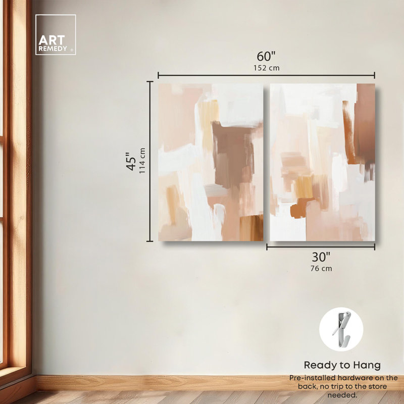 Impression sur toile Modern Modern , H 45 po x l 30 po, Toile tendue, Ne s’applique pas