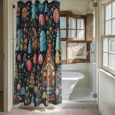 Rideau de douche Candy Cottage - Premium