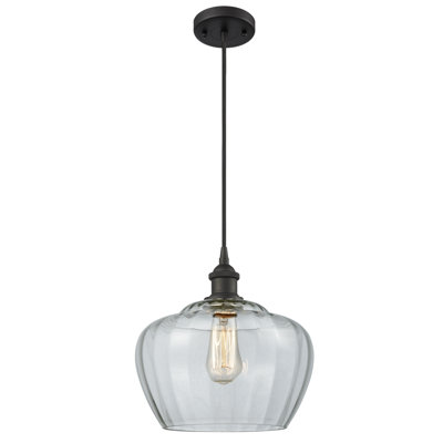 Ballston Fenton 1 Light 11" Cord Hung Mini Pendant