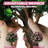 Artificial Boxwood Topiary Ball Trees with Pink Flower (Set of 2)-578732716