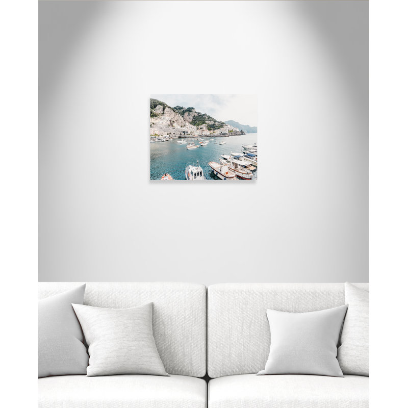 Imprimé Amalfi , Ne s’applique pas, L 20 po x H 16 po, Toile tendue