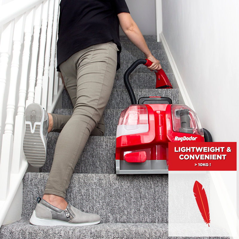 Rug Doctor Bagless Carpet Cleaner, Red/Black
