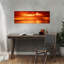 Coucher de soleil, lac Léman, Suisse, coucher de soleil contemporain abstrait, art mural-426715344