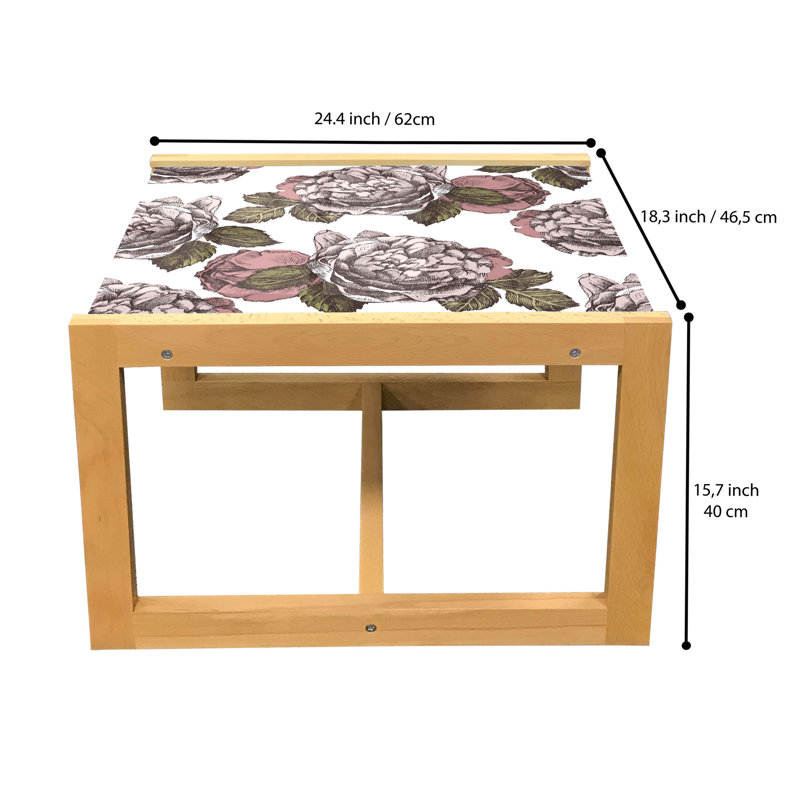 Jamaire Sled Coffee Table, 62cm H x 46cm W x 40cm D