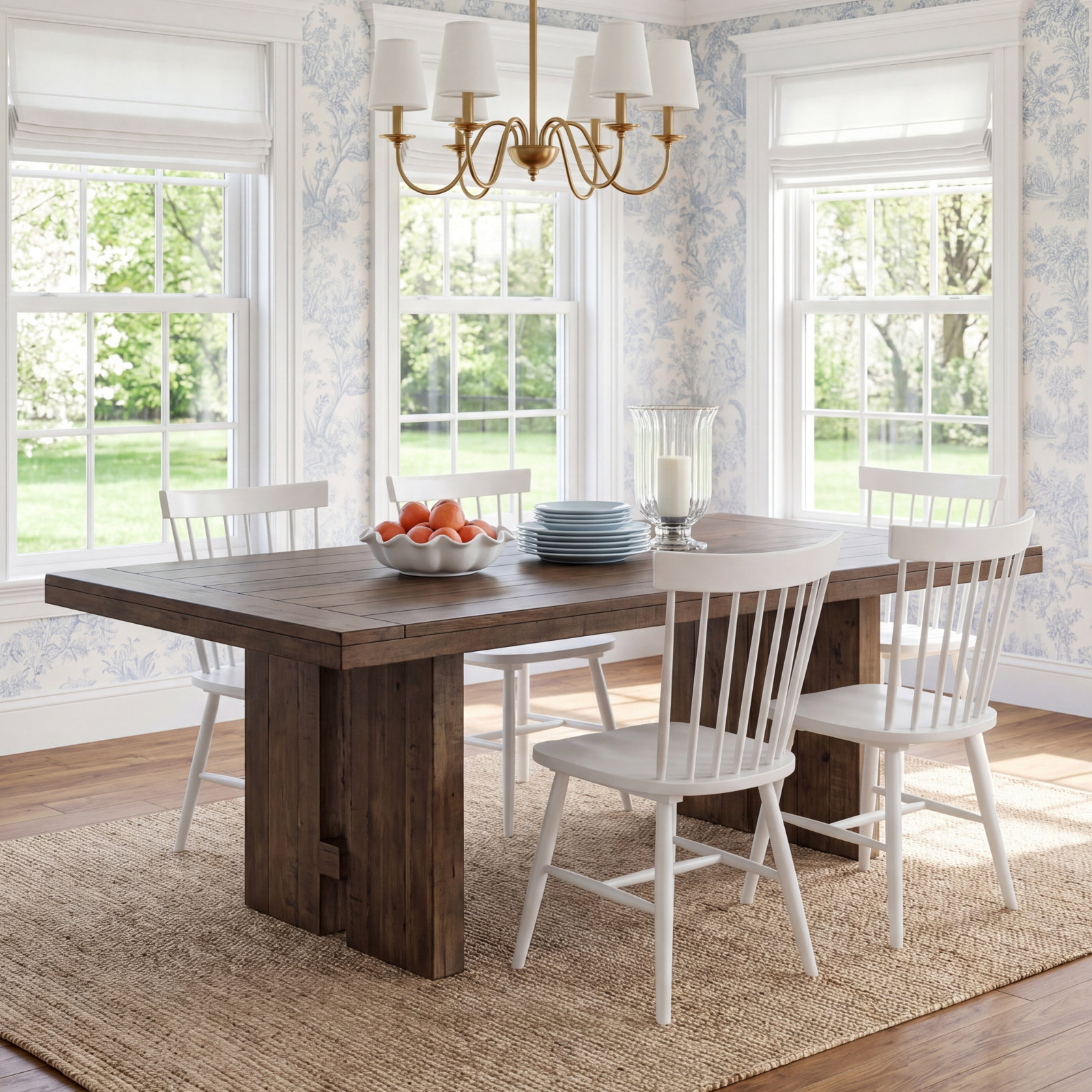 Thompkins 85" Pine Dining Table