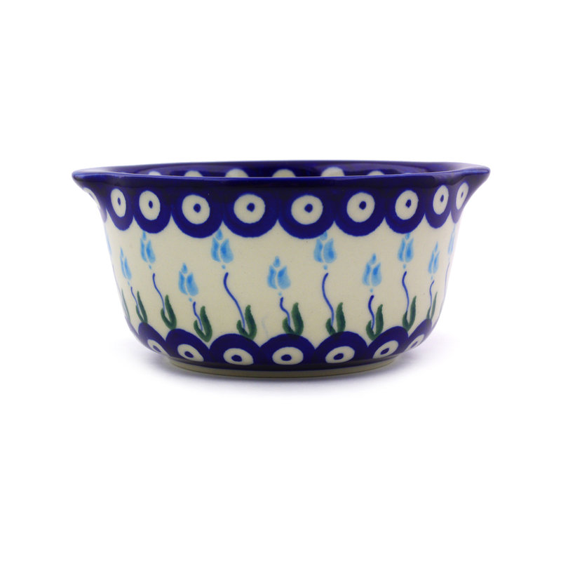 Polish Pottery Stoneware Soup Bowl