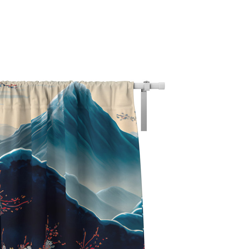 Emanee Room Darkening Curtain Pair, 40" W x 82" L