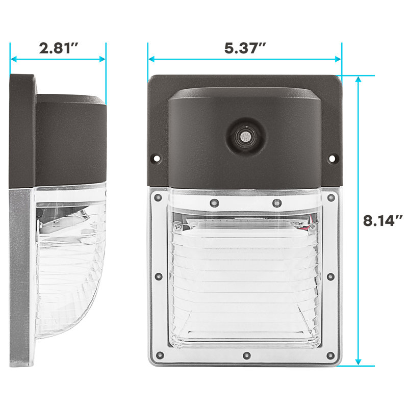 26-Watt LED Dusk to Dawn Outdoor Security Wall Pack