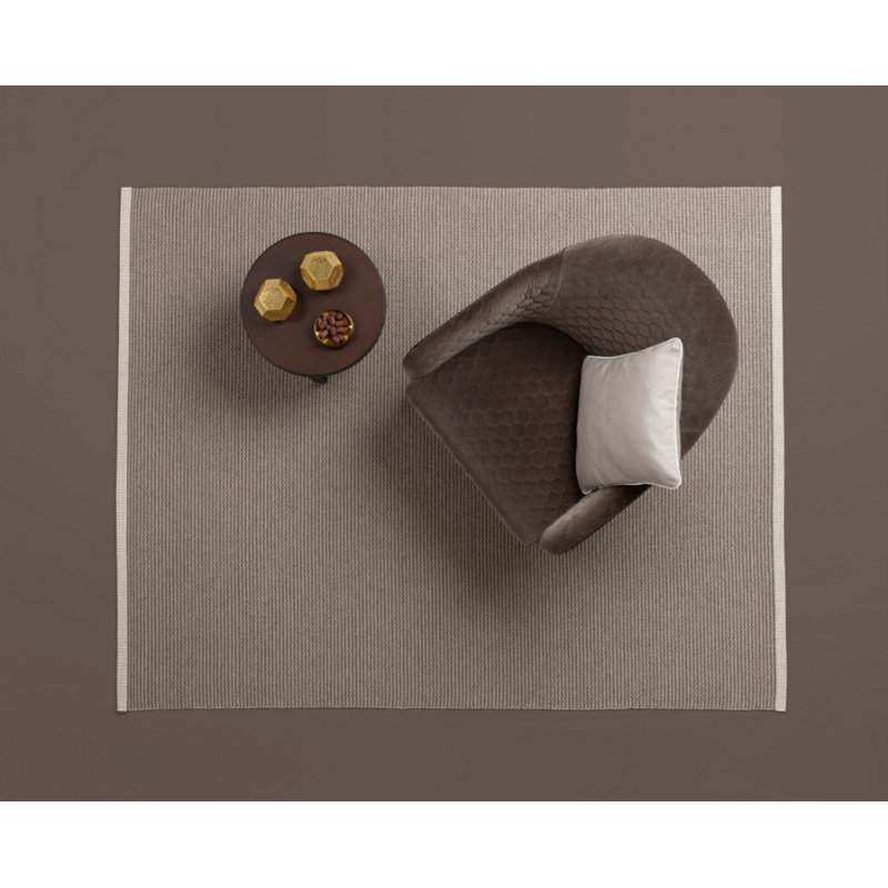 Mono Area Rug in Dark Mud