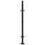 Barrière de jardin vidaXL noire en forme de croix en acier de 105 x 130 cm-113055260-113055263
