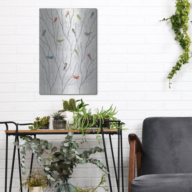 «Summer Song Birds» par Courtney Prahl, H 16 po x l 12 po