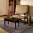 Arradale Soft Plush Machine Washable and Foldable Vintage Distressed Floral Pattern Area Rug Brown-1092345784