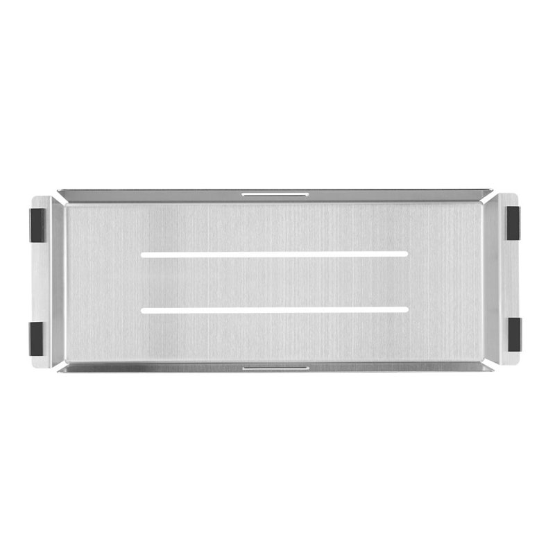 Whitehaus Collection Stainless Steel Over the Sink Strainer, Brushed Stainless Steel