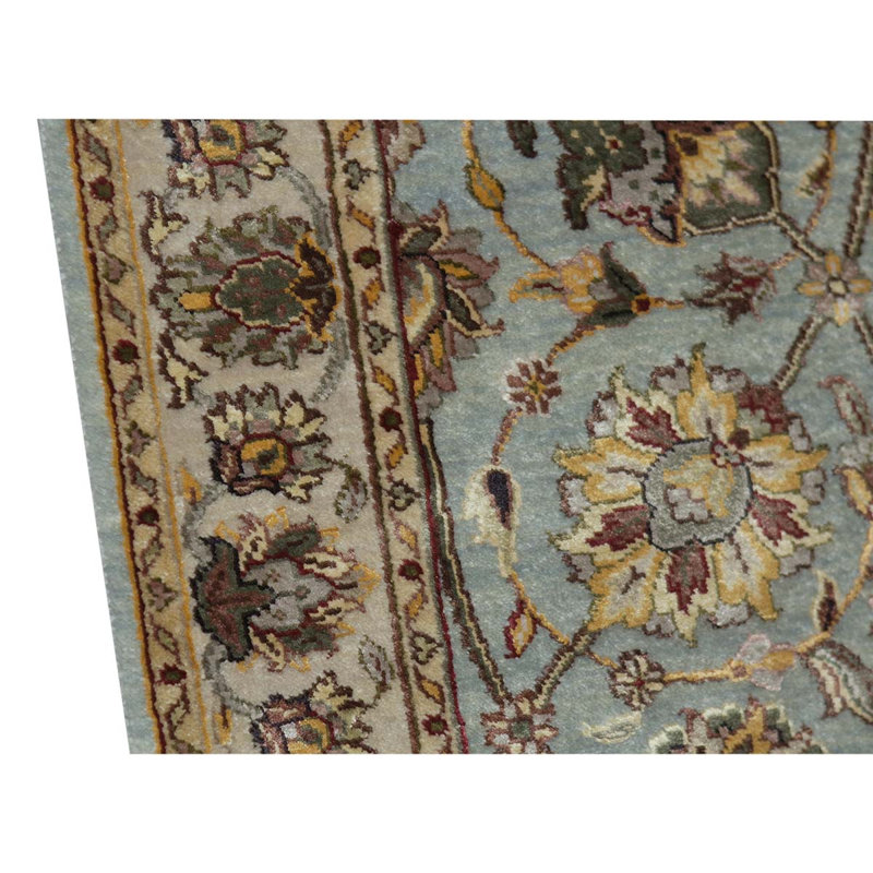 Handmade Silk and Wool Oriental Area Rug