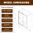 46" - 48" W x 74" H Single Sliding Frameless Shower Door in Matte Black Finish with 5/16" (8mm) Clear Glass