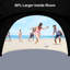 Abri de soleil pour tente de plage avec protection UV pour parasol léger et portable-111600302