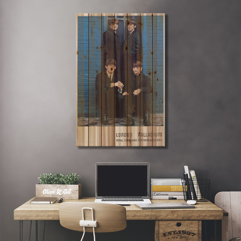 Affiche promotionnelle The Beatles de la Royal Command, L 26 po x H 40 po