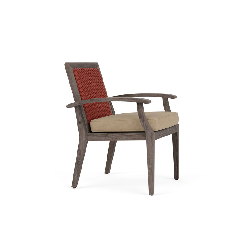 Frontier Outdoor Dining Armchair, Fife Sahara, Charcoal