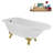 62" Streamline Clawfoot Tub,Tray,Drain, Clawfeet-101628985-102218228