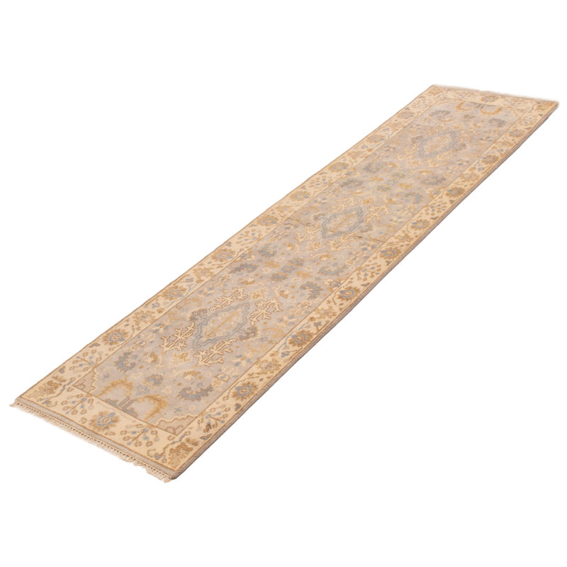Tapis gris clair Royal Oushak 2 pi 6 po x 10 pi 1 po