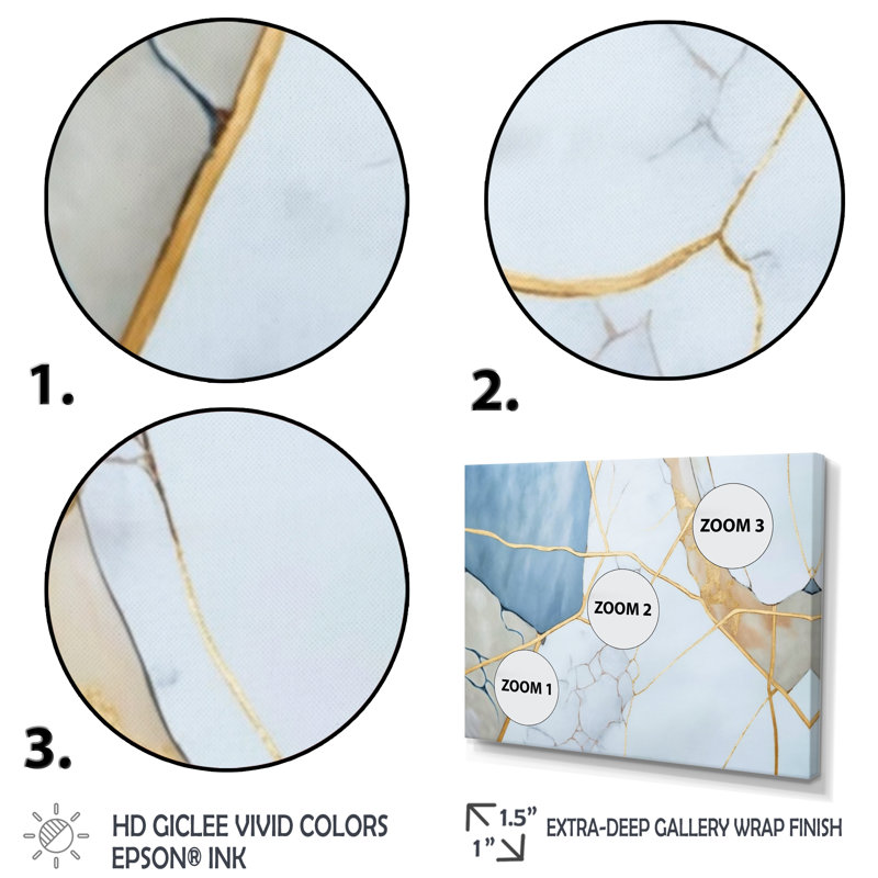 «Abstract Geode White I», art mural abstrait en marbre, Cadre simple noir, H 12 po x l 20 po x P 1 po