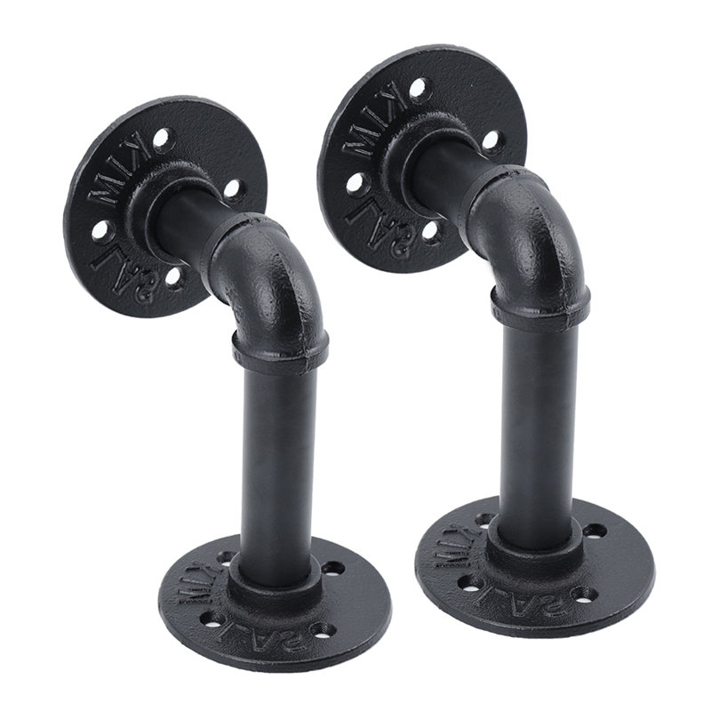 L-Shaped Iron Bracket Shelf