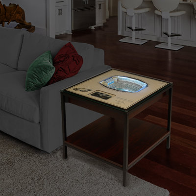 Husik NFL 25-Layer StadiumViews Lighted End Table