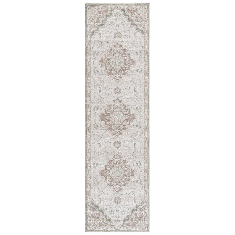 Lunara Power Loom Polyester; Jute/Sisal; Polypropylene Plastic Oriental Indoor Rug, 2'-2" x 8'-0" Runner