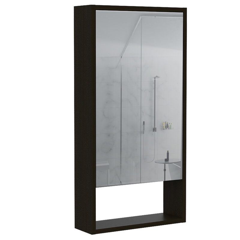 Armoire à pharmacie 18,01 l 35,51 H, Noir
