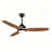 Modern 52" Matte Black Ceiling Fan -1611963145-1611963147