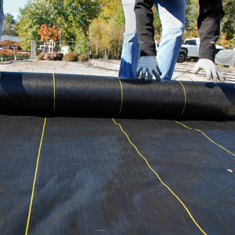 DeWitt Sunbelt Woven Weed Barrier Landscape Fabric Ground Cover, 1" H x 48" W x 3600" D