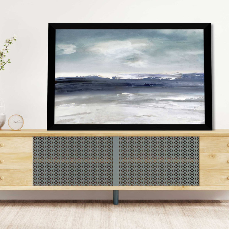 Sandpiper Bay - Peinture, L 27,5 po x H 21,5 po, Cadre noir