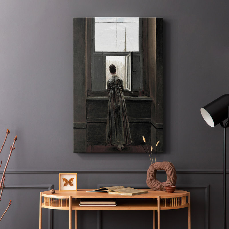 Paysage rétro CCXLII - galerie Cavas, H 36 po x l 24 po