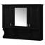 Armoire à miroir murale de 35 po x 28 po avec hauteur de tablette réglable pour la salle de bain, la chambre à coucher et le rangement