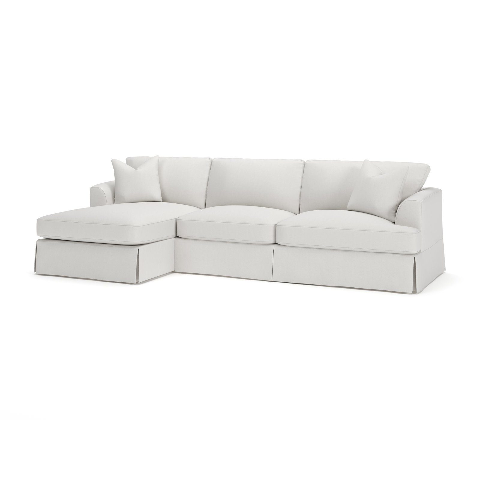 Lucia Chaise Sectional, Left Hand Facing, Macarena Beige