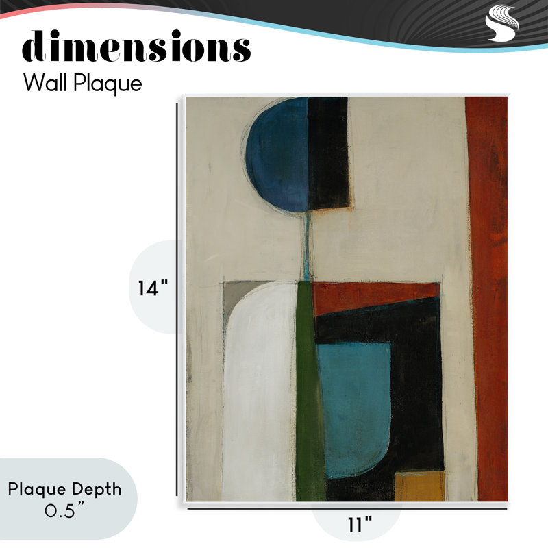 Balanced Abstract Structure Wall Plaque, design by Kippi Leonard
