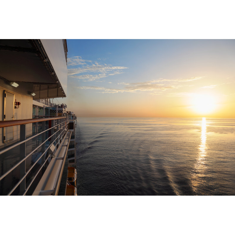 Deck Of Cruise Ship - Wrapped Canvas Print, 51cm H x 76cm W x 3.8cm D