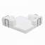 Canapé-lit convertible 4-en-1 avec tissu bouclé-133064704