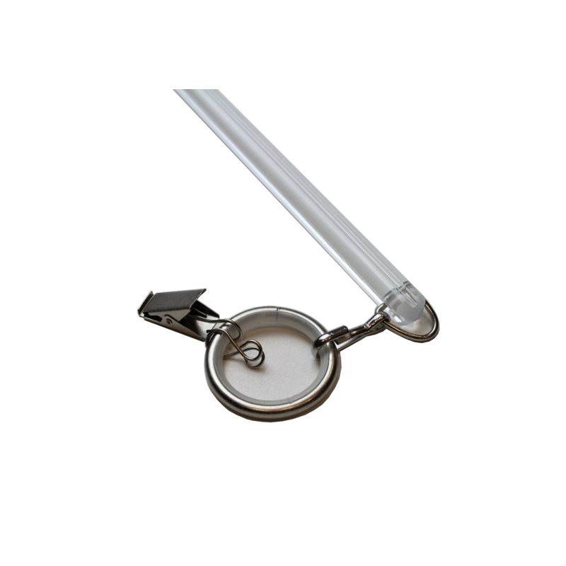 Accessoire de quincaillerie pour rideaux Bikari, Étain, L 48 po