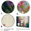 «Painted Blossoming Wildflowers III», 3 impressions sur toile tendue-1714560211-1714560210