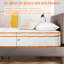 Matelas hybride moyen en mousse à mémoire de forme dans une boîte avec mousse certifiée CertiPUR-US-633689726-633689712