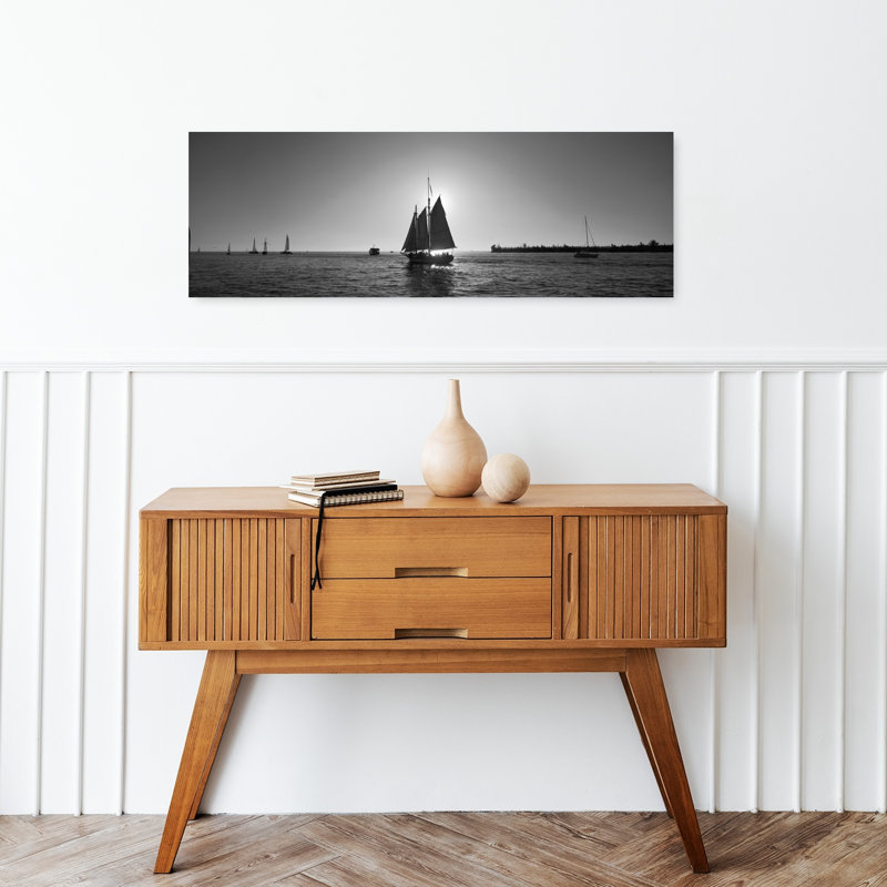 Sailboat Key West Florida USA by James Schwabel - Wrapped Canvas Panoramic Print, 30.48 cm H x 91.44 cm W