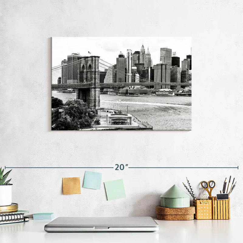 Harpa The Brooklyn Bridge, 8" H x 12" W