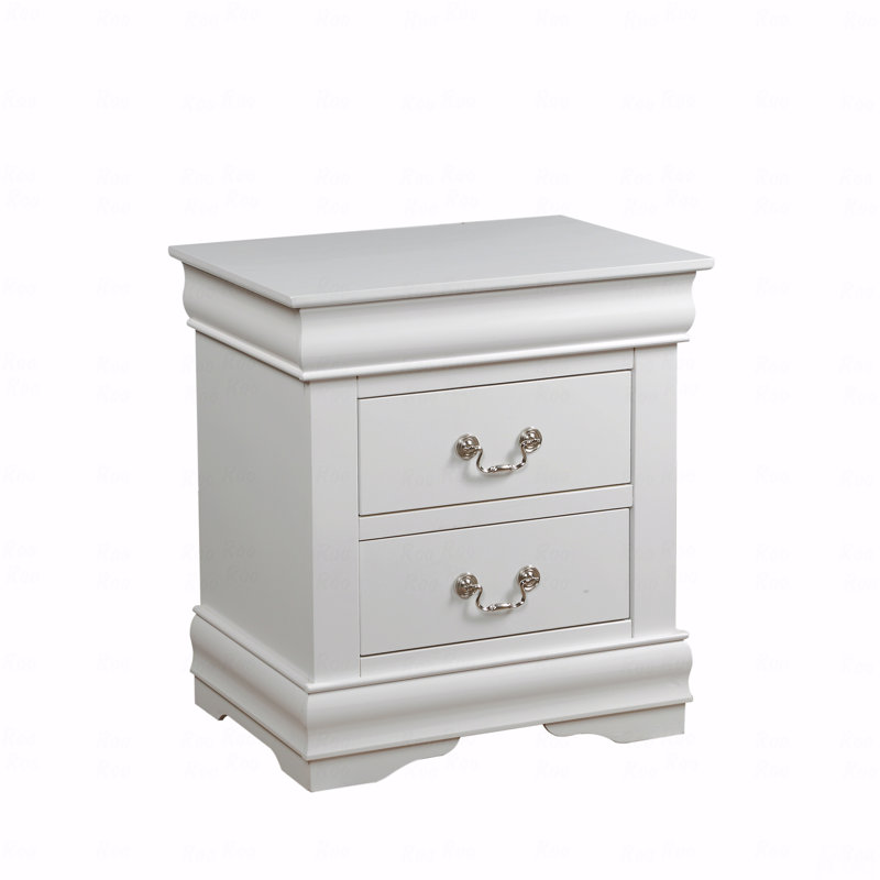 Table de chevet blanche, Blanc