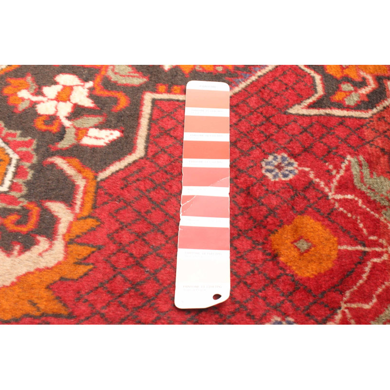 Tapis rouge Teimani 3 pi 3 po x 5 pi 2 po