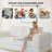 Boneless Cloud Compression Convertible Floor Sofa Bed, High-Density Sponge & Corduroy Fabric Futon Loveseat-1290771573-1288334697